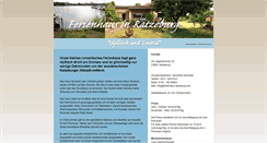 Desktop Screenshot of ferienhaus-ratzeburg.com