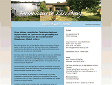 Tablet Screenshot of ferienhaus-ratzeburg.com